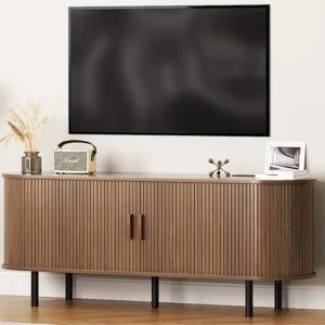 TV Stand  with Power Outlet for TV