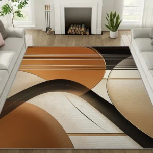 Modern Minimalist Abstract Area Rub